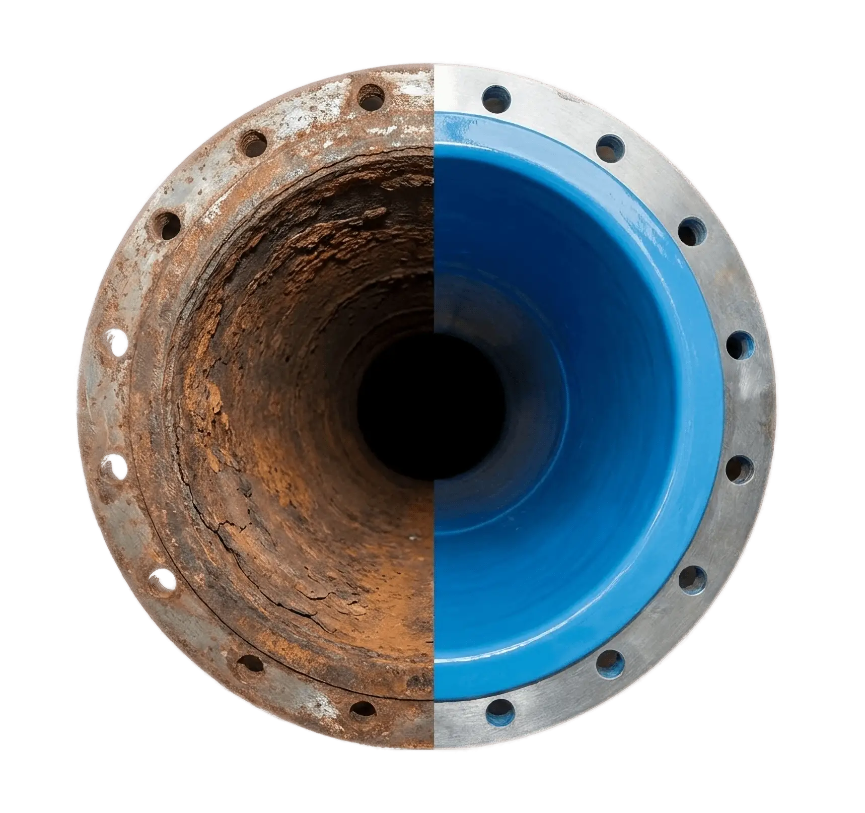 Illustrasjon av rørinnside – kamerainspeksjon avdekker tilstand